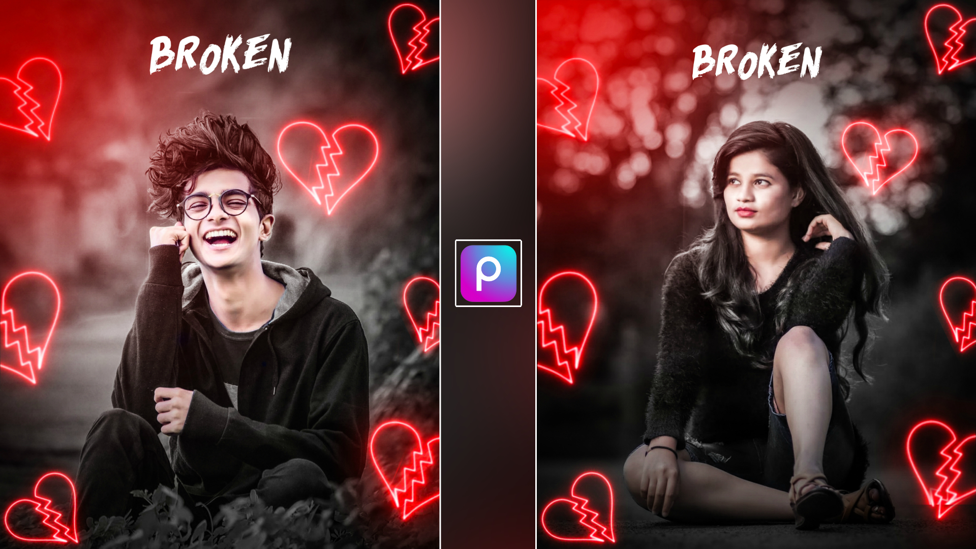 Broken heart background and png download - DJ PHOTO EDITING