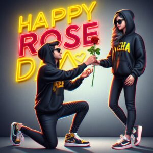 Happy Rose Day AI Photo Editing Trend