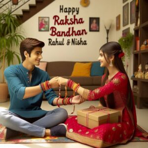 Happy raksha Bandhan Ai Image 2024