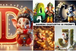 ganesh 3d letter photo editing,ai photo editi